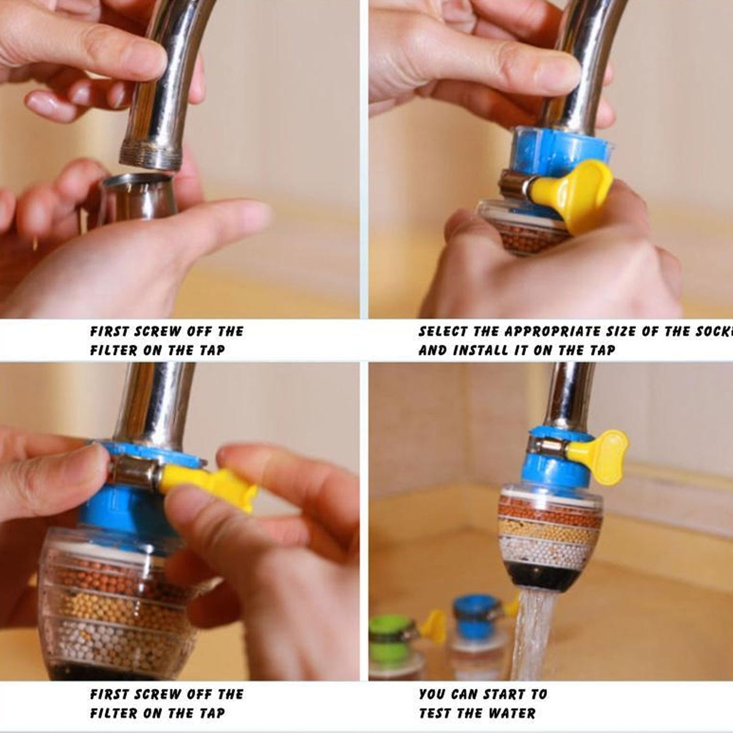 Water Faucet Filter (Buy 1 Get 1 Free)